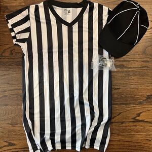 Referee Shit, Hat, and Whistle Set
